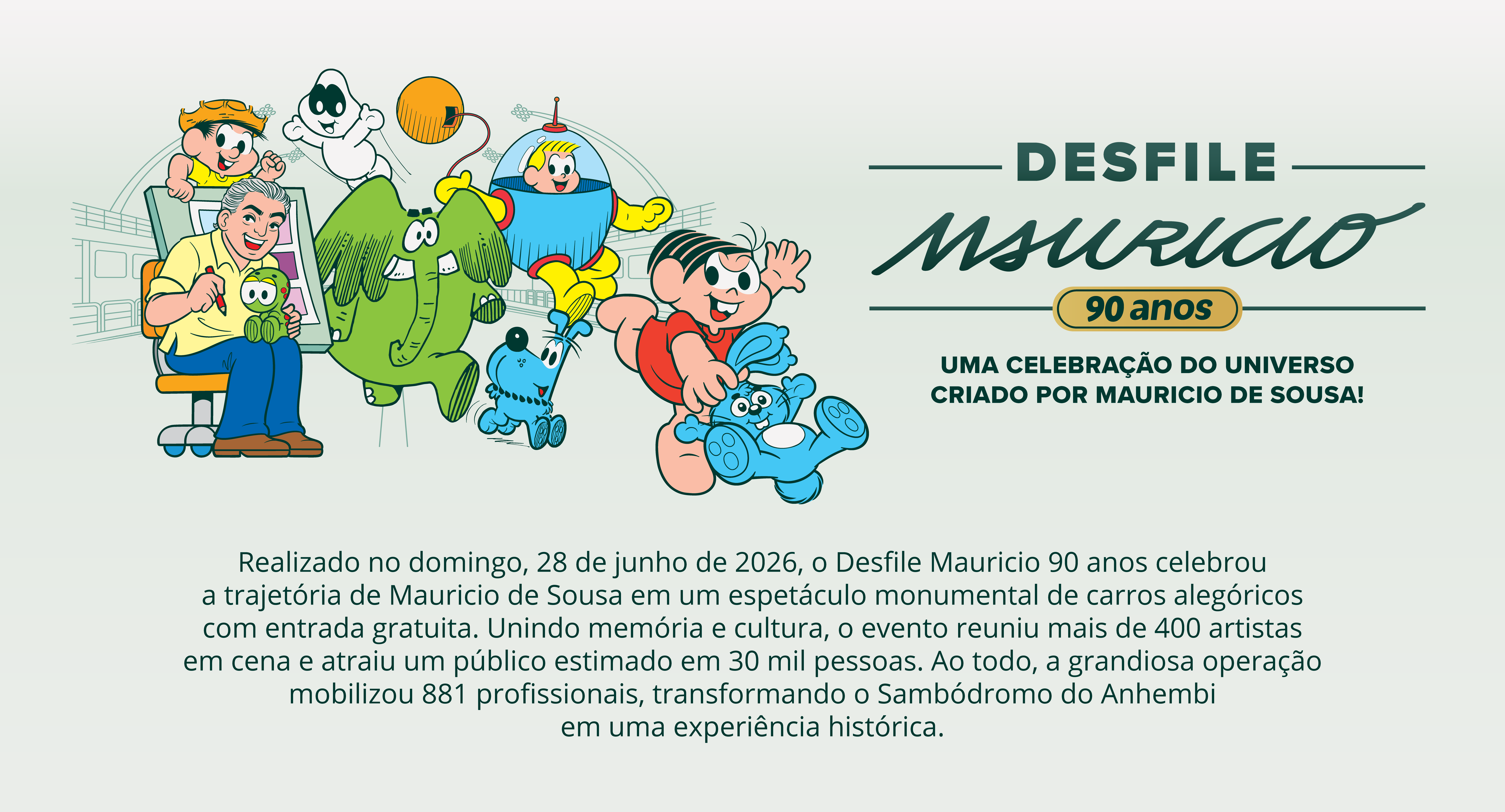 Desfile Mauricio 90 anos